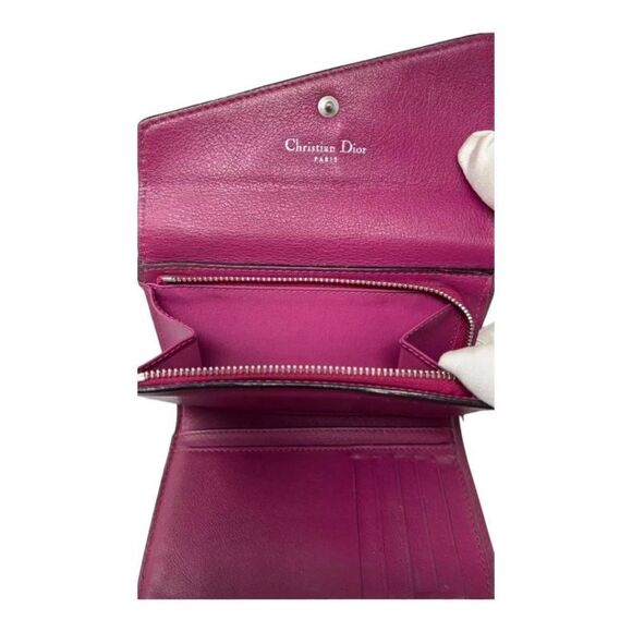 Dior Leather Diorissimo Black and Pink Small Wallet EUC - Picture 4 of 7